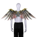 Steampunk mechanical wings with gear patterns and blue gem for adult cosplay costumes - Adult Style (DS18011)