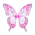 Bunte Oster Schmetterlingsflügel für Kinder mit rosa lila Farbverlauf und Blumen Dekor - Rosa Schmetterlingsflügel (UGA23047A)