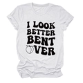 Detail of white cotton t-shirt featuring vintage text print and peach graphic on the chest - White (Black Letter Peach)