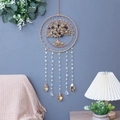 Natural citrine tree of life wall hanging decor with crystal prisms for home and garden - Grape Crystal Tree