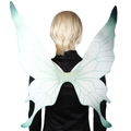 Fairy mint green gradient butterfly wings with vein patterns for party costumes - Butterfly Wings (DFB22059) / Green