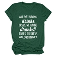 Detail of dark green t-shirt showing rolled sleeve cuffs and funny slogan print - Retro Green (White Font)