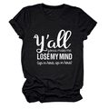 Detail of white printed text on black cotton crew neck t-shirt for casual wear - Black (White Font)