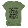 Detailed view of the olive green heathered cotton fabric and black printed lettering - Olive Green (Black Font)
