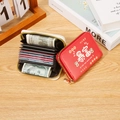 Porte-cartes mignon avec plusieurs fentes et motifs de thèmes de fortune - Devenir Riche