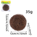 Handgefertigtes Osternest aus Naturzweigen mit den Maßen 12cm x 5cm für Deko - 12cm Vogelnest