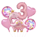 Heart Pink Dinosaur Set 3