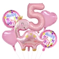 Heart Pink Dinosaur Set 5