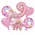Heart Pink Dinosaur Set 9