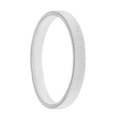 Sujetamangas elástico de metal plateado con diseño de resorte flexible para hombre - Plateado