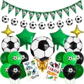 Kit decorazioni calcio con palloncini trofeo e striscione per feste di compleanno - Set di Banner Trofeo di Calcio