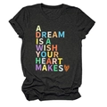 Close-up of rolled sleeves and graphic text on a charcoal cotton blend t-shirt - Black Heather Grey
