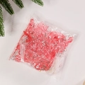 Pink acrylic snowflake and icicle Christmas ornaments in 5-piece packaging set - Pink
