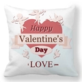 Détail de la taie d'oreiller Saint-Valentin en peau de pêche avec Cupidon et colombes - Ange Cupidon Coeur i LOVE you (10)