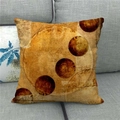 Vintage galaxy planet linen cushion cover with abstract geometric patterns on a grey sofa - 18x18 Inch / Vintage Abstract Geometric Style (7)