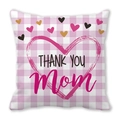 Dettaglio macro della federa per la Festa della Mamma con cuore e scritta Thank You Mom - Design a Cuore Thank You Mom (12)