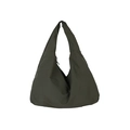 Große olivgrüne Hobo-Tasche aus hochwertigem Nylon für Pendeln und Freizeitaktivitäten - Armeegrün