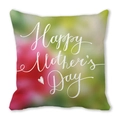 Federa in pelle di pesca con scritta Happy Mother's Day e sfondo floreale artistico - Stile Floreale a Tavolozza Tricolore (20)