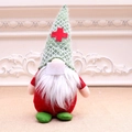 Gnomo infermiere in peluche con cappello verde e maschera per decorazione medica - Stile barba
