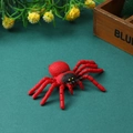 Giocattolo realistico a forma di ragno rosso e nero per decorazioni di Halloween - Ragno Rosso
