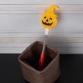 Halloween pumpkin wand with glowing jack-o-lantern head and wizard hat for festive parties - Shaking Wand (Pumpkin With Hat)