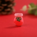 Kersthandschoen van rode hars voor DIY-haaraccessoires en feestelijke decoraties - Kerstrode Handschoen (5)