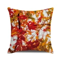 Autumn maple leaf cushion cover in vibrant orange and red for Thanksgiving home decor - Realistic Maple Leaf Pattern (2)