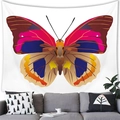 Künstlerischer Aquarell Schmetterling Wandteppich für Wohnzimmer Sofa Dekoration - Bunter Lebendiger Schmetterling (4) / Klein
