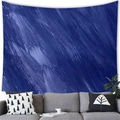 Vue détaillée de la tapisserie abstraite bleu foncé avec texture de pinceau - 100x70(Peau de Pêche) / Style Diagonal Abstrait Bleu Foncé (33)