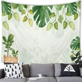 Tropical monstera leaves wall tapestry in watercolor style for cozy living room decor - Fresh Watercolor Pothos Plant (11)
