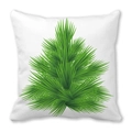 White peach skin pillowcase featuring a minimalist green Christmas tree print - Minimalist Green Pine Tree (4)