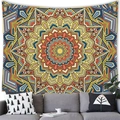 Colorful geometric mandala tapestry wall hanging for living room interior decor - Style 12