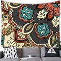 Bohemian mandala tapestry with geometric floral patterns for living room wall decor - Mandala Style (15)