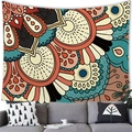 Large bohemian mandala tapestry with geometric floral patterns for living room wall decor - Mandala Style (13)