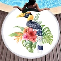 Hornbill Tropical Plant Pattern (6)