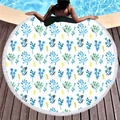 Blue Green Plant Leaf Pattern (8)