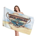 Dickes Mikrofasertuch mit Happy Harbor's Haven Leuchtturm- und Muschelmuster - Happy Harbor's Haven (14)