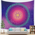Starry colorful mandala tapestry wall hanging for modern living room home decor - 150x100(Peach Skin) / Colorful Mandala Starry Sky Style 4