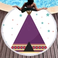 Purple Teepee Stars Style(5)
