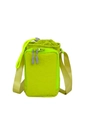 Mini Umhängetasche in Fluoreszierendem Grün mit Kordelzug aus strukturiertem Nylon - Grün