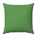 Grass green square pillowcase in soft fabric with solid color design for home decor - Grass Green (5)