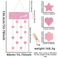 Support photo en bois rose fête des mères avec dimensions et poids détaillés - Plaque en Bois avec Clip Photo Fête des Mères