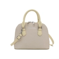 Bolso bandolera de paja tejida para mujer en crema y amarillo con correa ajustable moda - Amarillo