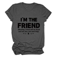 Dettaglio della stampa slogan sulla T-shirt casual grigio antracite a girocollo - S / Grigio Scuro (Carattere Nero)