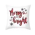 Χριστουγεννιάτικη μαξιλαροθήκη Merry AND Bright με κόκκινο και μαύρο καρό σχέδιο - Στυλ Merry and Bright Κόκκινο Μαύρο Καρό (25)