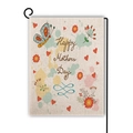Double-sided Happy Mother's Day garden flag with colorful floral and butterfly design - Painted Butterfly Heart Floral Style (7)