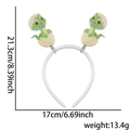 Green cartoon dinosaur egg headband for kids birthday parties, 8.39 inch height size - One Size / Hatching Dinosaur Egg Headband