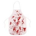Halloween bloody apron with red handprints and blood splatters for horror costumes - Horror Blood Splatter Style