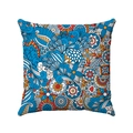 Close-up of geometric bohemian mandala patterns on a decorative square pillowcase - 45cmx45cm / Style 5