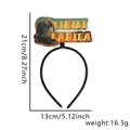 Lustiger Party Haarreif mit Elefant und Kaktus Motiv, Größe 21x13cm Gewicht 16.3g - Kaktus Elefant Stil